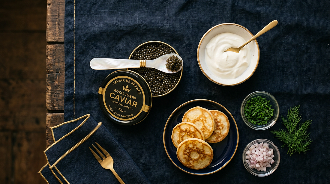 First-timer's caviar tasting set