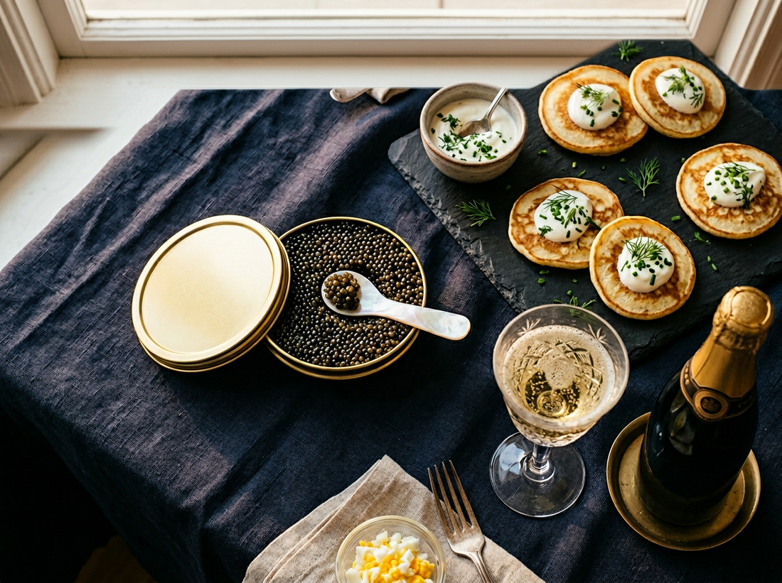 The Complete Guide to Caviar — Tasting, Serving, and Choosing
